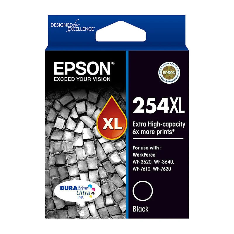 Black Ink Cartridge - EPSON 254XL