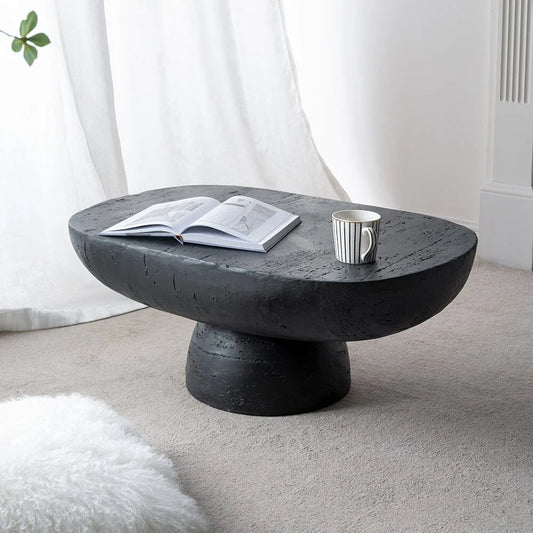 BLACK IS BACK CEMENT COFFEE TABLE - Furniture > Living Room