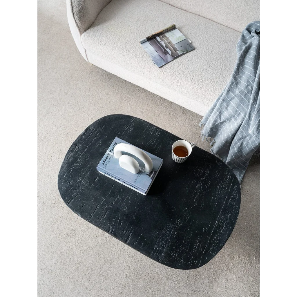 BLACK IS BACK CEMENT COFFEE TABLE - Furniture > Living Room