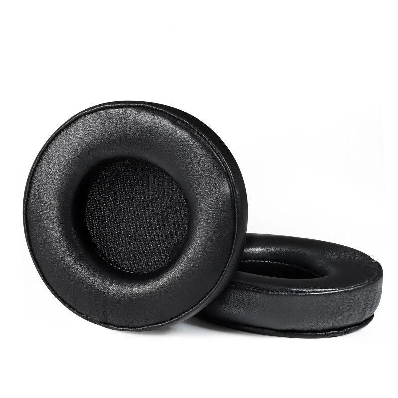 Black Lambskin Earmuffs For Audio-Technica Headphones - 2 Pack-1915197808953135109