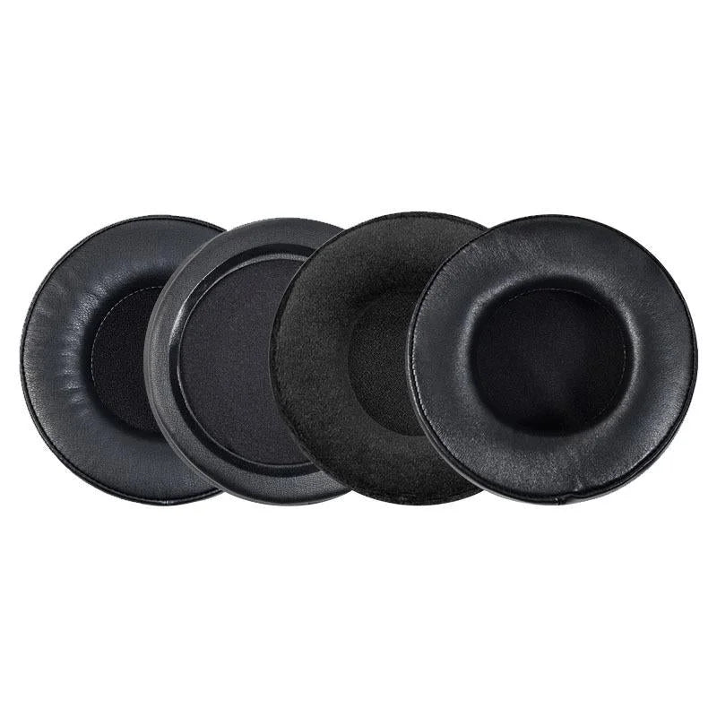 Black Lambskin Earmuffs For Audio-Technica Headphones - 2 Pack-1915197808953135106