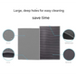 Black Large Double-Layer Cat Litter Trapping Mat