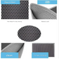 Black Large Double-Layer Cat Litter Trapping Mat