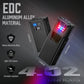 Black Magnetic Flashlight: Spotlight COB Flood Red&Blue