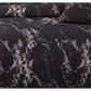 Black Marble Duvet Quilt Cover Set King Size - Home & Garden