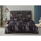 Black Marble Duvet Quilt Cover Set King Size - Home & Garden