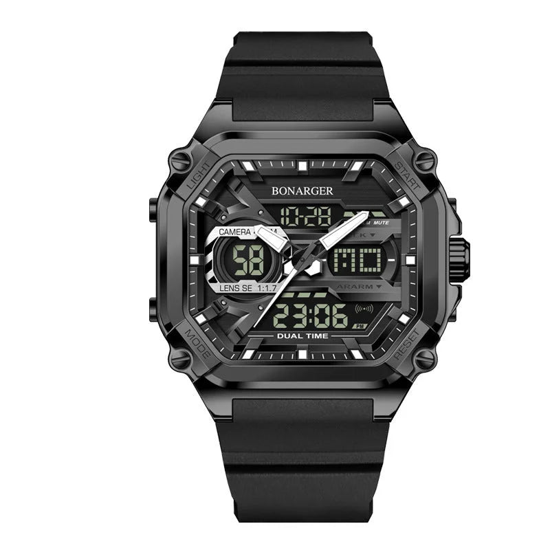 Black Men s Dual Watch Time Digital Analog