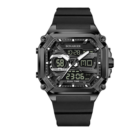 Black Men s Dual Watch Time Digital Analog