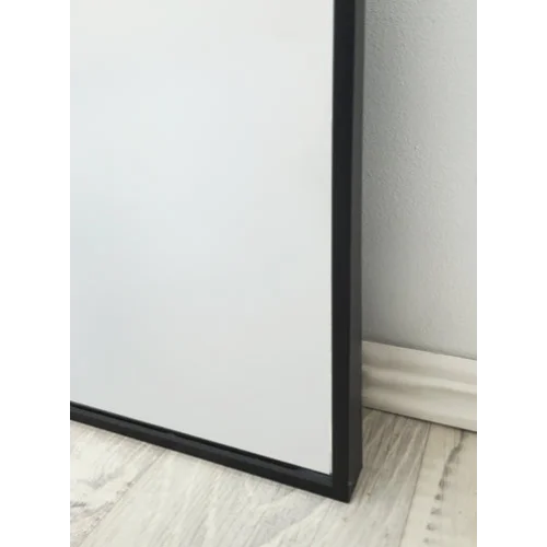 Black Metal Arch Mirror - Small 80cm x 100cm - Home &