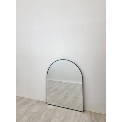 Black Metal Arch Mirror - Small 80cm x 100cm - Home &