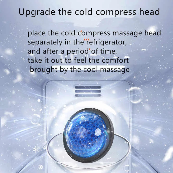 Black Mini 4-Head Deep Tissue Massage Gun – Portable