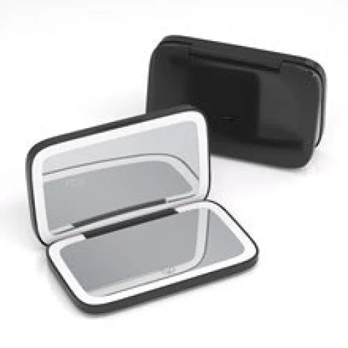 Black MR2326C Portable LED Illuminated Makeup Mirror