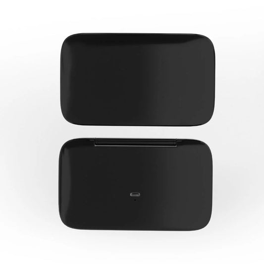 Black MR2326C Portable LED Illuminated Makeup Mirror