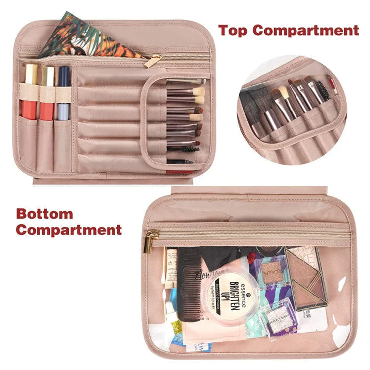 Black Multifunctional Travel Toiletry Organizer with Hanger