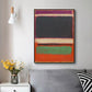 Black Orange Green by Mark Rothko Black Frame Canvas Wall