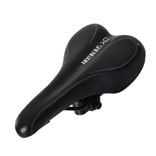 Black patterned style Mountain Bike Saddle - Comfortable