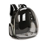 Black Pet Carrier Backpack with Transparent Window
