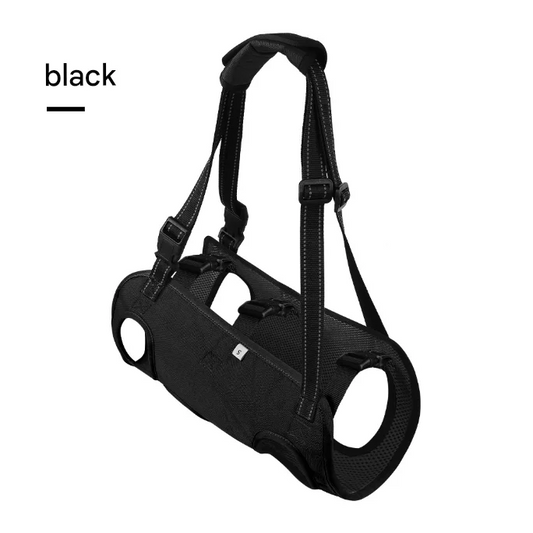 Black Pet Support Harness for Senior and Disabled Dogs
