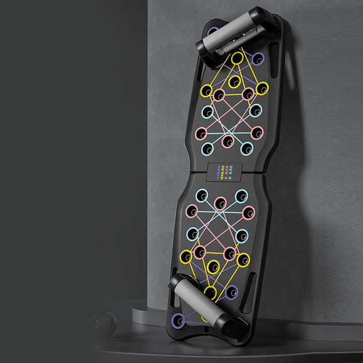 Black Portable Anti-Slip Multi-Function Push-Up Bar