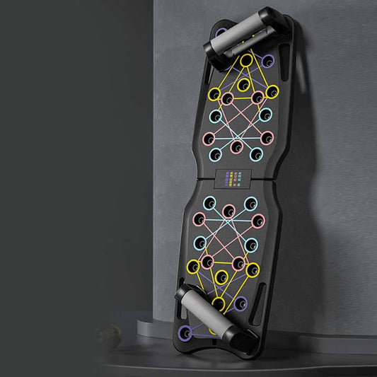 Black Portable Anti-Slip Multi-Function Push-Up Bar