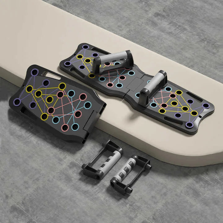 Black Portable Anti-Slip Multi-Function Push-Up Bar