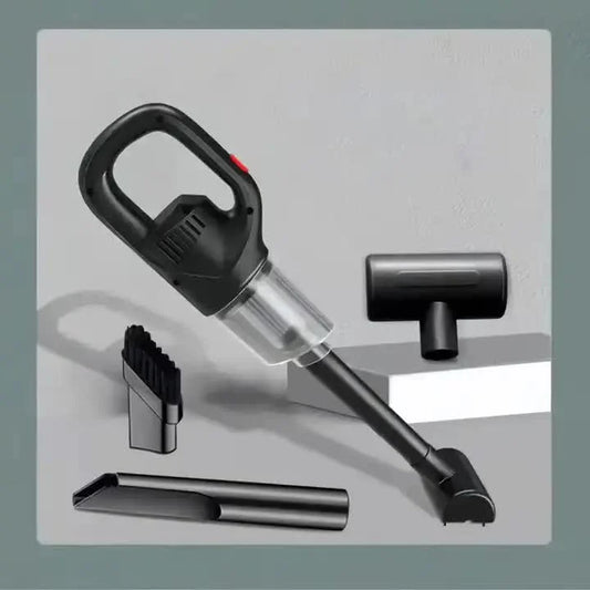 Black Portable Cordless Vacuum Cleaner