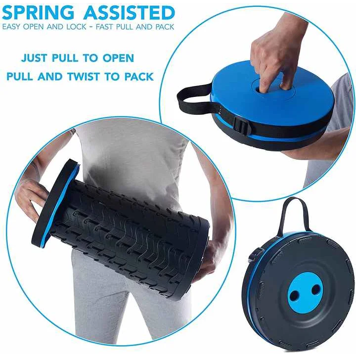 Black Portable Outdoor Telescopic Folding Stool with 100