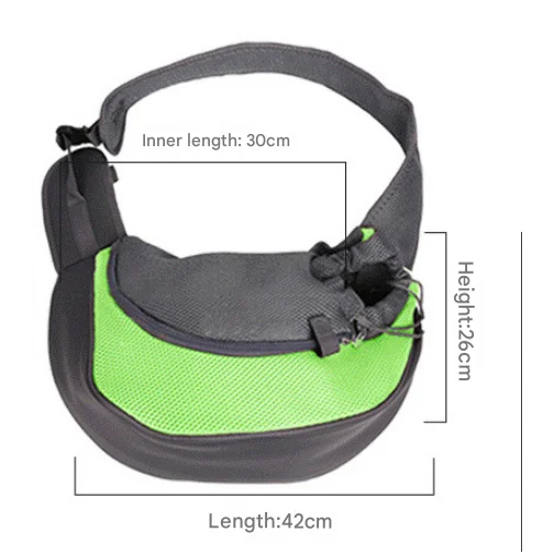 Black Portable Oxford Fabric Pet Carrier for Cats