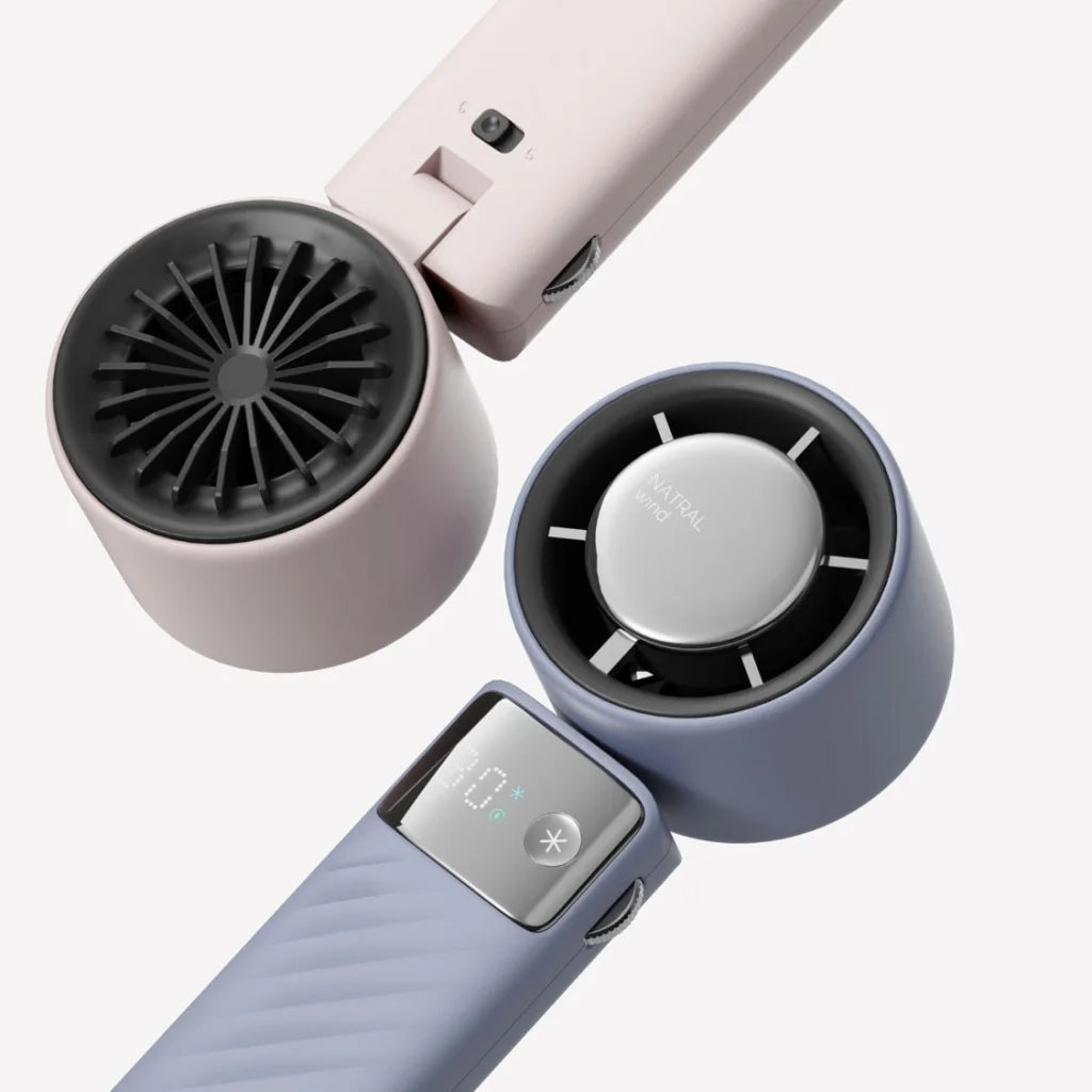 Black Portable Turbo Handheld USB Rechargeable Fan