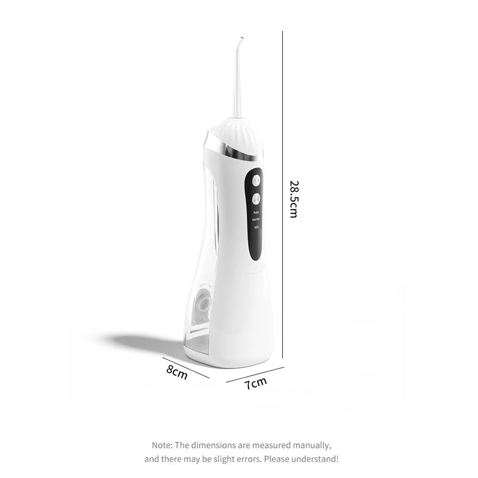 Black Portable Ultrasonic Oral Irrigator with 3 Cleaning