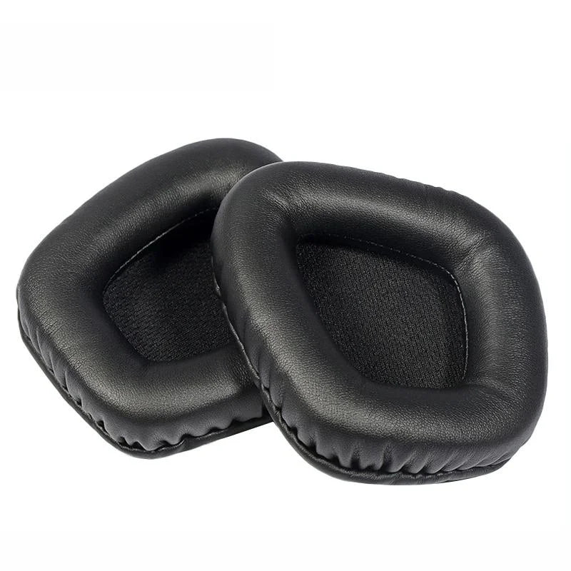 Black Protein Leather Earpads For Corsair Void Pro Elite - Set Of 2-1915198114625622021