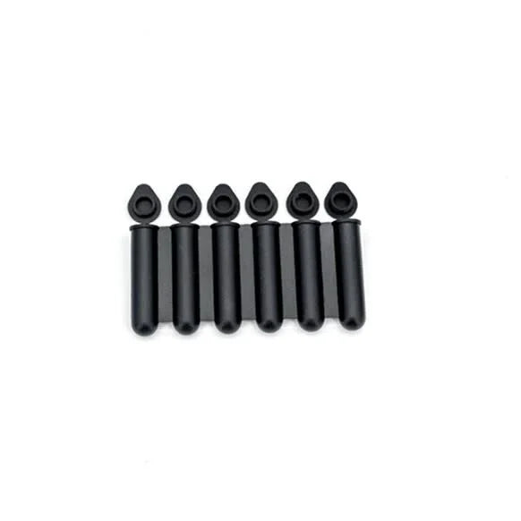 Black Reusable Silicone Ice Stick Mold 10 Piece