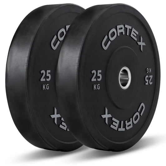 Black Series V2 Rubber Olympic Bumper Plate 25kg 50mm