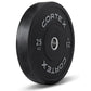 Black Series V2 Rubber Olympic Bumper Plate 25kg 50mm