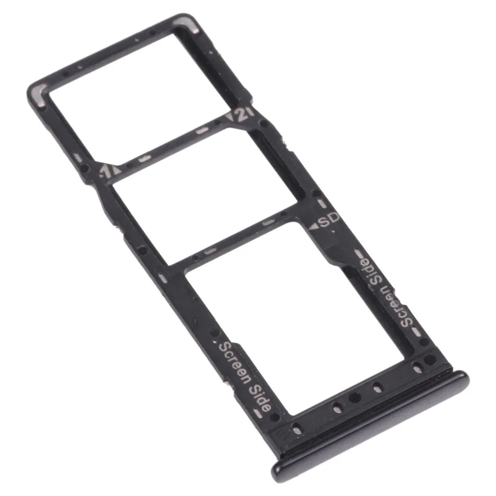Black Sim Card Tray For Infinix Hot 7 Pro X625B - Micro Sd