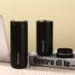 Black Sleek Insulated Stainless Steel Coffee