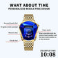 Black Steel Belt Men Watch with Live Technology - Full