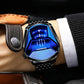 Black Steel Belt Men Watch with Live Technology - Full