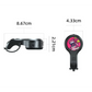 Black Style C Ultra-Loud Electric Bike Horn - 130dB USB