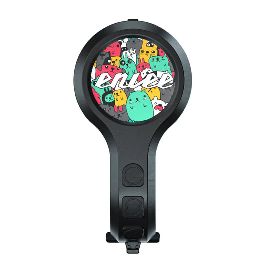 Black Style D Ultra-Loud Electric Bike Horn - 130dB USB