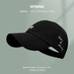 Black Stylish Ponytail Opening Baseball Cap - Have a Nice
