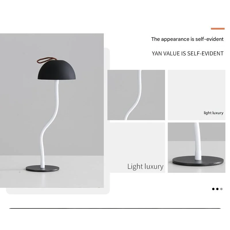 Black Three-dimensional stripes Sleek Minimalist LED