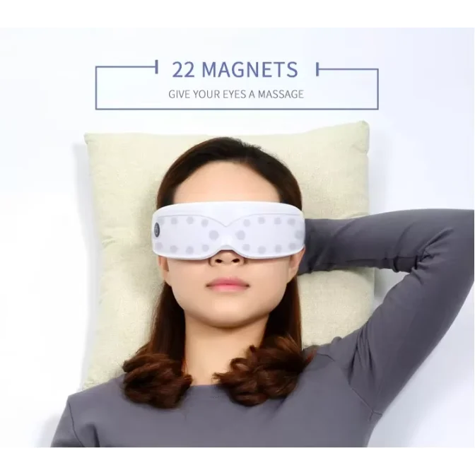 Black Touch-Control Rechargeable Heated Eye Massager
