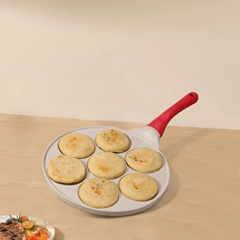 Black Waffle + Black Handle (Gas Model) Non-Stick Pancake