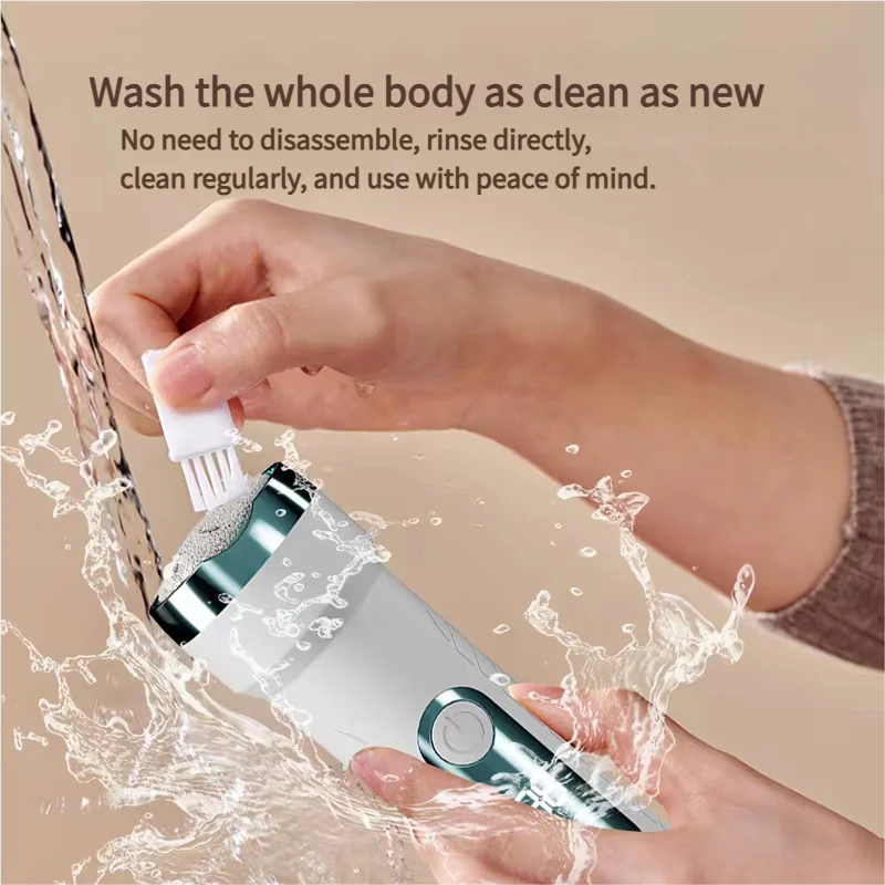 Black Waterproof Electric Foot File with LED Display
