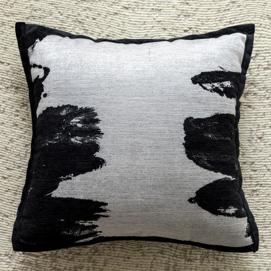 Black-white 45x45cm Decorative Zebra-Pattern Pillow Cover