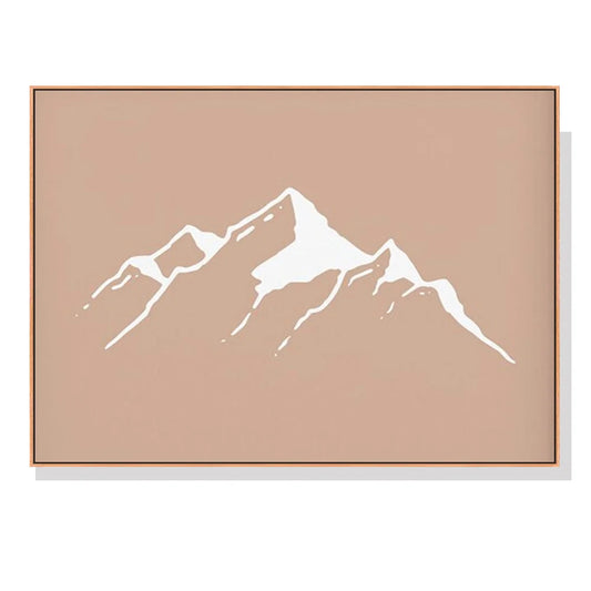 Black White Mountain Wall Art Canvas 80cmx120cm 3 Sets