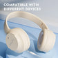 Black Wireless Bluetooth Headphones with Hi-Fi Bass