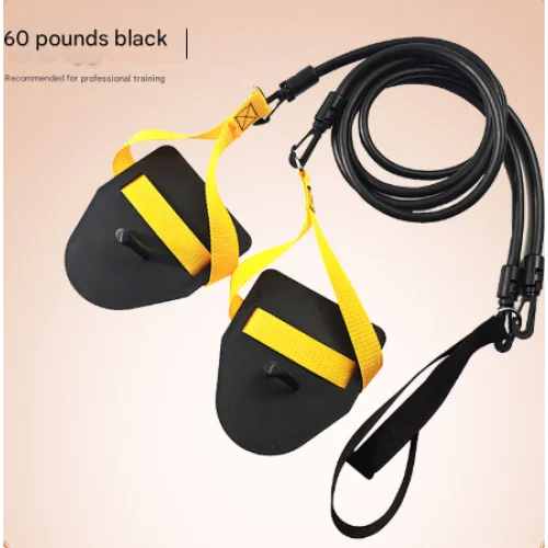 Black-yellow Flippers [Training Stroke] [60lbs] Swim