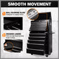 Black15 Drawer Tool Box Trolley Cabinet Storage Cart Garage